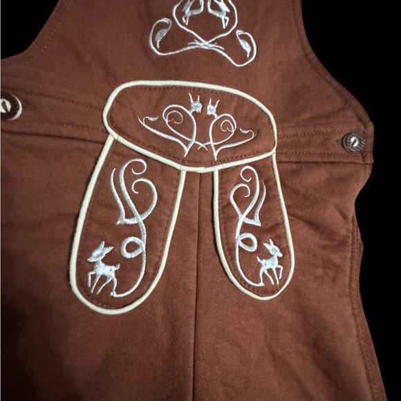 Schöneberger Trachten Couture Lederhosen Baby Overall - Picture 2 of 6